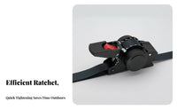 Heavy Duty Ratcheting Strap High-Strength Polyester Strapping Retractable Ratchet Strap Fasten & Release Transporting Equipment for Truck Drivers