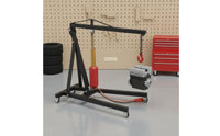 Detailed Miniature Engine Hoist Model Display Decor Display Scene Accessory Photo Prop for Collectors