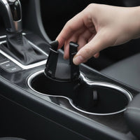 Car Cup Holder Limiter Fits Various Cups Holder Limiter with Flexible Arms Easy-to-Install Fixing Clamp for Drivers, Commuters