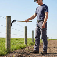 Easy to Use Wire Stretcher Heavy Duty Fence Tensioner Wide Compatibility Barbed Wire Stretcher Swivel Design for Farm, Ranch