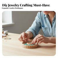 polished Finish Bracelet Sizing Board Built-in Measurement Scale Jewelry Design Tray Portable crafting supply for creators, Hobbyists, Home Studio, Workshop