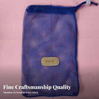Ballet Footwear Pouch Breathable Mesh Dance Footwear Pouch Portable Drawstring Mesh Pouch for Dancers, Girls, Travel, Home Storage