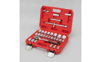 Chrome-Vanadium Ratchet Wrench Tool Kit Portable Socket Wrench Set with Case Long-Lasting Mechanics Tool Set Precision for Auto Repair, Roadside Emergencies