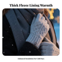 Touchscreen Winter Gloves Thickened Thermal Touchscreen Gloves Hand Gear Soft & Comfortable Double Level for Adults