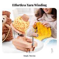 Yarn Ball Winder Smooth Winding Manual Yarn Winder Easy to Use Knitting Supply for Home