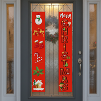 Christmas Holiday Party Decorative Door Banner Couplets