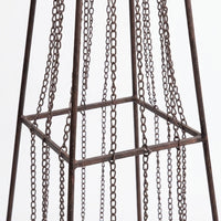 Plant Support Obelisk, Rust-Free Trellis for Garden, Powder-Coated, Freestanding, for Climbing Plants and Cucumbers