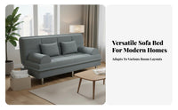 Foldable Design Folding Sofa Bed Space-Saving Convertible Sleeper Sofa Multi-Functional Double-Use Futon Couch Comfortable Cushioning for Apartment Dwellers, Students, Homeowners, Small Areas, Bedroom, Home Office