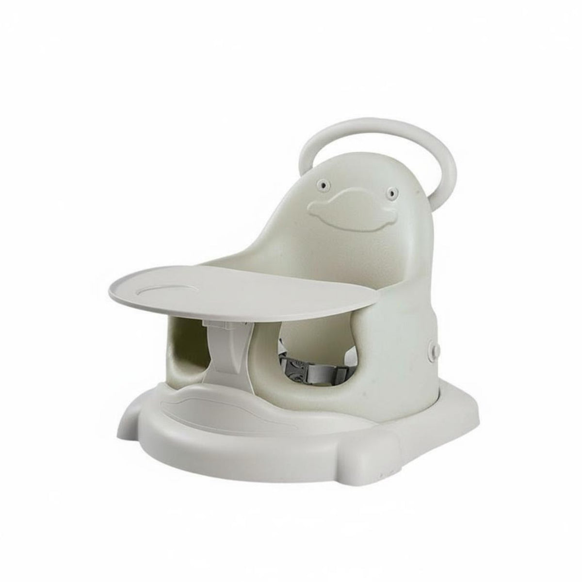 Spine Support Baby Learn-to-Sit Helper Ergonomic Design Multifunctional Baby Floor Seat Safety Belt Infant Feeding Chair with Tray Washable for Infants, Toddlers