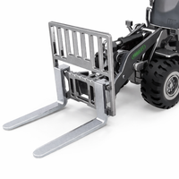 Mini Car Forklift Die-Cast Alloy Construction Vehicle 360-Degree Rotatable For Kids Over 4 Years Old
