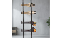 2 Pieces Looped Ends Wall Storage Strap Black Strapping Strap Organizer Flat Band