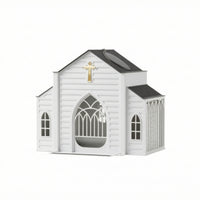 Chapel Bird Feeder Sturdy Hanging Bird Feeder Rust-Resistant for Garden
