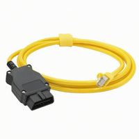 E-SYS Compatible Automotive Ethernet Diagnostic Cable Cable Vehicle Programming Automotive Coding Cable Yellow Car Accessory