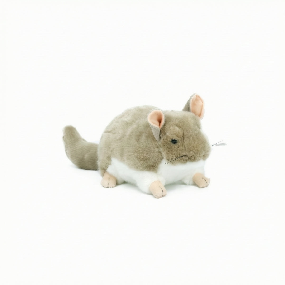 Chinchilla Stuffed Toy Soft Chinchilla Stuffed Animal Stuffed Toy with Tail Furry Cuddly for Children, Desk Decoration