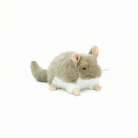 Chinchilla Stuffed Toy Soft Chinchilla Stuffed Animal Stuffed Toy with Tail Furry Cuddly for Children, Desk Decoration