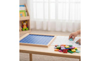 Early Learning Educational Counting Board Paint Wooden Hundred Board 1-100 Number Grid Game for Preschoolers, Kids, Toddlers, Homeschool, Classroom