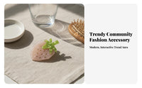 Fruit Hair Grip Fun Accessory Fruit Shaped Jaw Grip Bright Hues Strong Hold for Women, Informal Outinging Ings