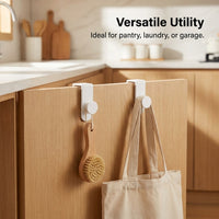 Storage Hook for Kitchen Organization Over the Door, Single for Students and Home Use, No Drill the Towel for Closet