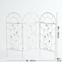 Iron Trellis, Rose, Clematis, Large Iron Fence, Self-standing, Garden Gardening Support Pole