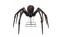 Large Giant Arachnid with Light-up Eyes Glowing Giant Arachnid with Sensor Scary Decorations Creepy for Haunted House, Yard, Porch, Halloween Party