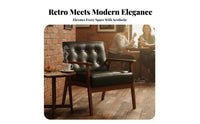 Retro Design Upholstered Multi-Person Sofa Commercial Grade Tufted Wooden Frame Sofa Versatile Combination Cafe Furniture Set Modular Design for Restaurant Owners, Interior Designers, Reception Area, Office, Living Room, Apartment