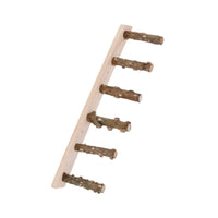 Textured Bird Climbing Ladder Secure Bird Ladder with Wooden Rungs Long-Lasting Compact for Pet Birds