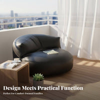 Single-Person Lounger Bean Bag Sofa Relaxing Design Lounge Chair Modern design Floor Seating formConforming for Adults, Students, video game enthusiasts, Balcony, Living Room, perusing alcove, Fireside