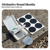 6 Pieces Easy Application Glueless Bike Tire Repair Sticker Kit Portable Glueless Tire Patches Compact