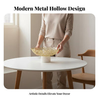 Marble Base Fruit Bowl Nordic Design Footed Fruit Bowl Minimalist for Coffee Table, Living Room, Kitchen Counter