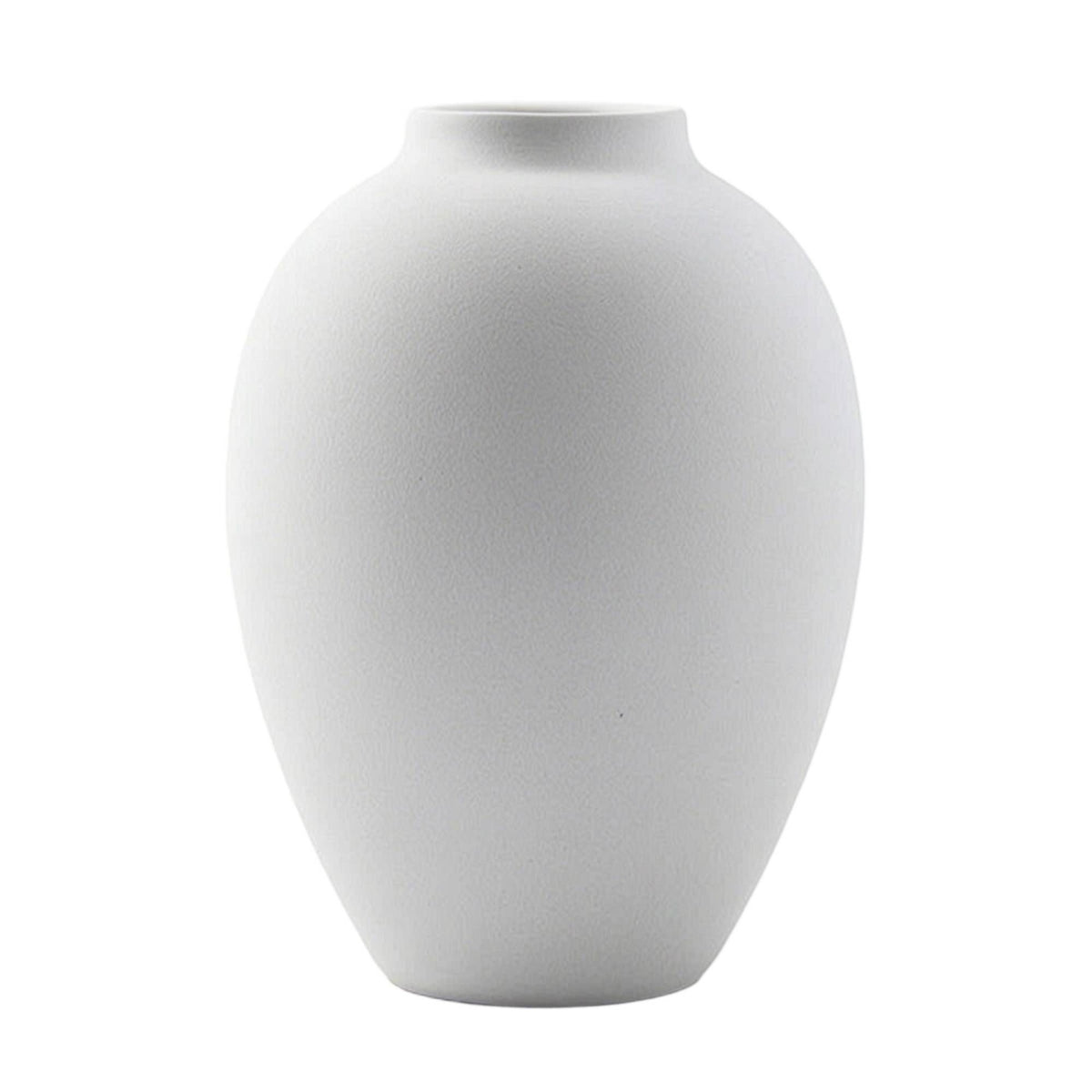 Minimalist Decorative Vase Matte Iron Vase Modern Smooth for Home Decor