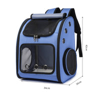 Pet Carrier Backpack with Window Breathable Pet Carrier with Transparent Window Lightweight Cat Backpack for Commuting