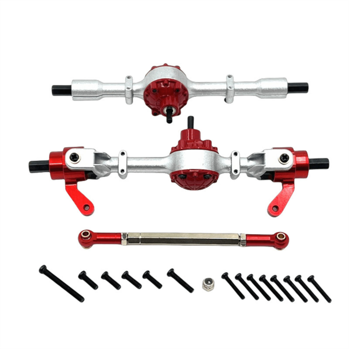 Front and Rear Axle Set Upgrade Hardware Hardened