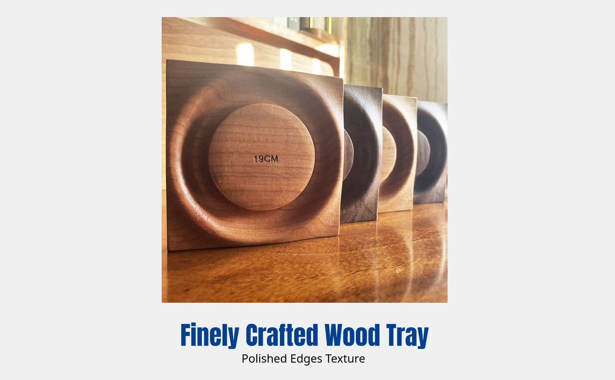 Walnut Wood Bracelet Display Tray, Solid Jewelry Stand, Minimalist Holder