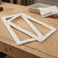Waterproof Pool Skimmer Gasket Flat Rubber Skimmer Gasket Soft Wall Fitting Rubber Seal Rounded Corners