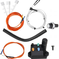 Replacement Ignition Kit Chrome Circlet Push-Button Ignition Switch Shielded