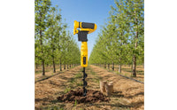 Handheld Cordless Soil Auger Rechargeable Soil Auger Drill Lightweight Electric Post Hole Digger Compact for Gardeners, Farmers, Yard, Orchard