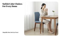 Modern Design Upholstered Backrest Chair Breathable Upholstered Side Chair Versatile Use Kitchen Seat Easy to Clean for Homeowners, Families, Restaurant Owners, Dining Room, Home