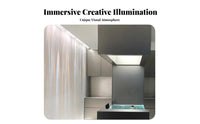 Dynamic Water Wave Light Caster 16 Colors RGB Wall Wash Light Caster Adjustable Brightness Water Wave Lamp for Event Planners, KTV, Living Room