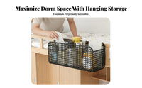 Bunk Bed Wire Basket Space Saving Hook-on Wire Basket Strong Load-Bearing for RV