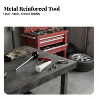 3pcs Universal Fit Tire Valve Stem Installer Kit Portable Tire Valve Tool Kit Multi-Functional for Roadside Emergency, Garage