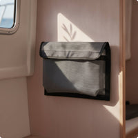 Boat Storage Mesh Bag Storage Mesh Bag with Backing Compact Boat Organizer for Anglers