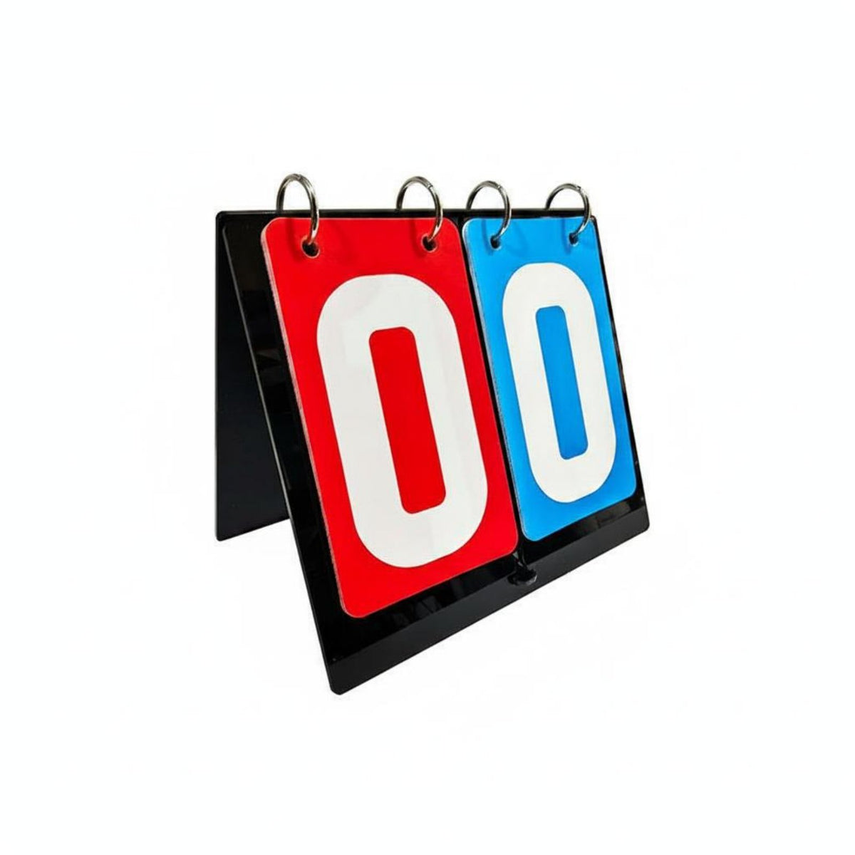 Manual Flip Scoreboard Smooth Turning Tabletop Score Turner Rings Portable Score Counter for Referees, Schools, Tournaments