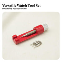 Watch Link Remover Sturdy Metal Watch Pin Remover Strap Adjustment Tool Kit Wide Compatibility Sturdy Construction