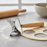Manual Dumpling Cutter Stainless Steel Dumpling Pastry Cutter Smooth Edge Round Pastry Form