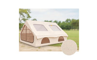 Inflatable Tent with Canopy Easy Setup Inflatable Tent Waterproof Camping Cabin for Campers, Families