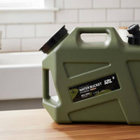 12 L Food Grade PE Square Water Container Sturdy Plastic Car Water Container Easy to Clean Outdoor Gear Wide Opening for Road Trip