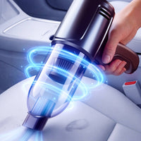Ergonomic-Grip-Style Car Vacuum Brushless Motor Cleaning Tool Transparent Dust Cup