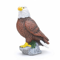 Eagle Figurine Majestic Eagle Figurine with Base Bird Sculpture Intricate Sturdy for Office Desk, Bookshelf