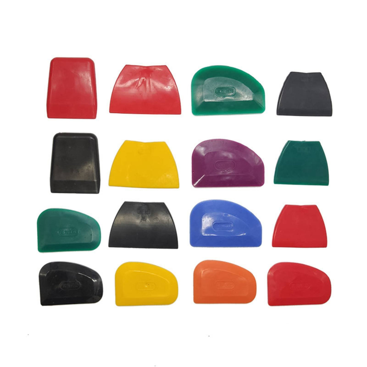 16 Pieces Flexible Soft Body Filler Scraper Even Spreading Body Filler Spreader Set Scratchunmarked for Car Repair Workers, Garage