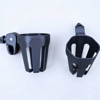 Slotted Stroller Cup Holder Cylindrical Cycle Cup Holder Black Child Transport Accessory PP